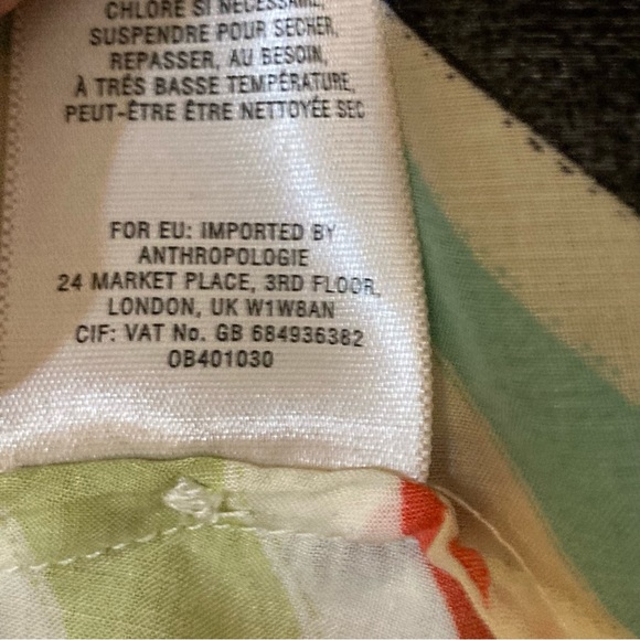 Anthropologie Maeve Tesni Swing Tank, Size 2 - Picture 9 of 9